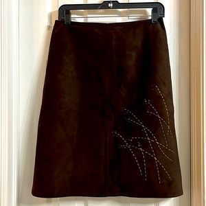 Brand new suede skirt. No tags but never worn